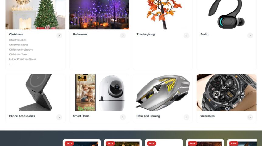 Brightwell Market website homepage, built by KJONGSys